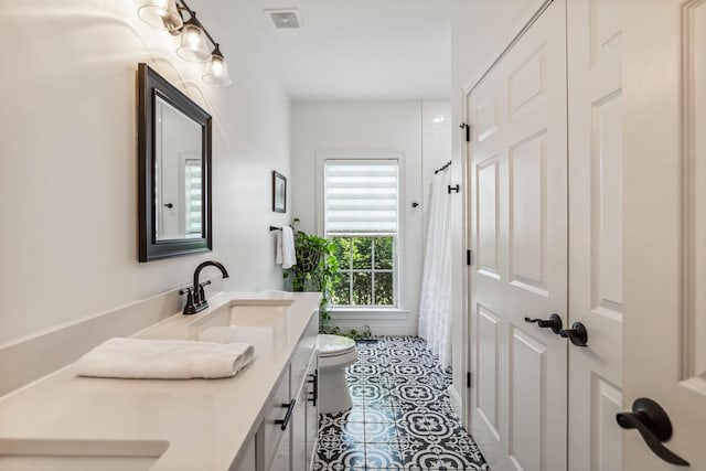 5077 Joe Peay Rd, Spring Hill, TN 37174 - full bath with vanity, tile patterned floors, and curtained shower