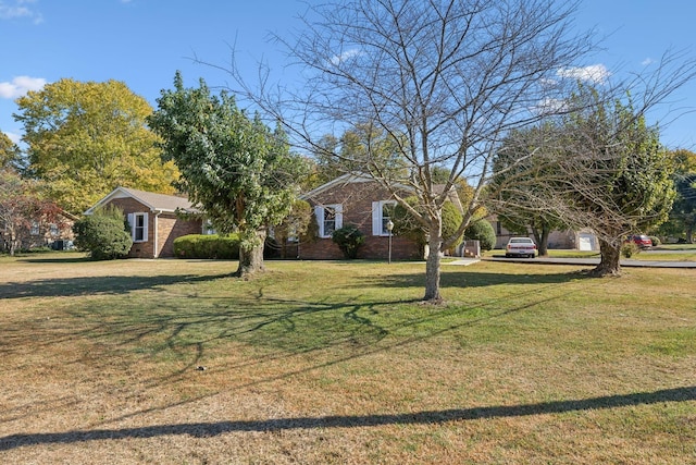 519 Hemingway Dr, Columbia, TN 38401 - view of front of house featuring a front lawn and brick siding