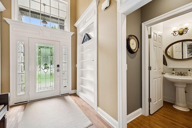 3002 Stow Xing, Murfreesboro, TN 37128 - foyer with wood finished floors and baseboards