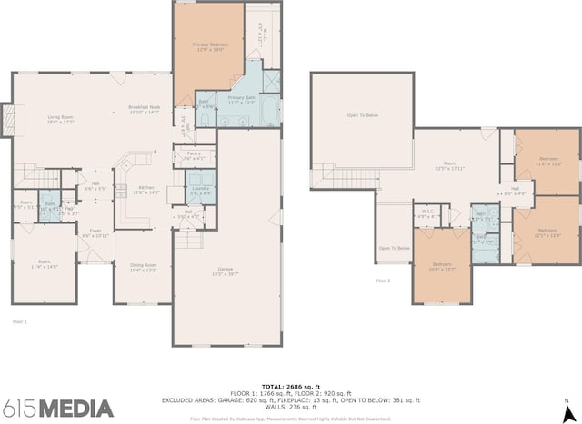 3002 Stow Xing, Murfreesboro, TN 37128 - view of property floor plan