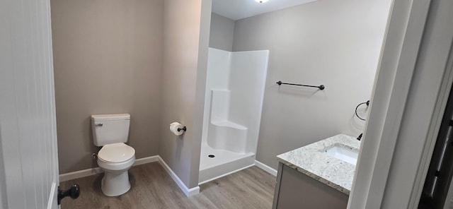 1323 Higginbotham Rd, Mcminnville, TN 37110 - bathroom with vanity, wood finished floors, and a shower stall