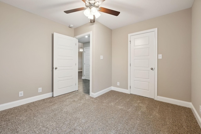 130 Alabama Ave, Oak Grove, KY 42262 - unfurnished bedroom with carpet flooring and ceiling fan