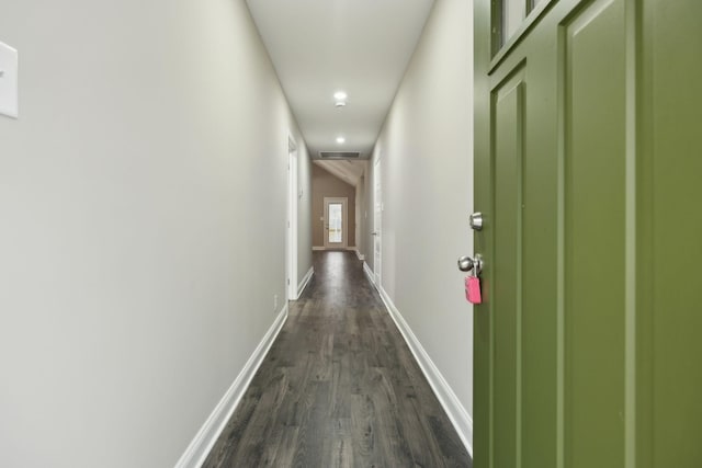 130 Alabama Ave, Oak Grove, KY 42262 - corridor with dark wood-type flooring and recessed lighting