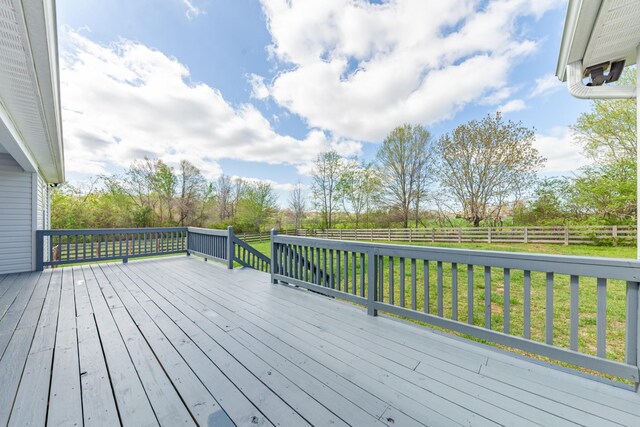 369 Springwater Dr, Summertown, TN 38483 - deck with a fenced backyard