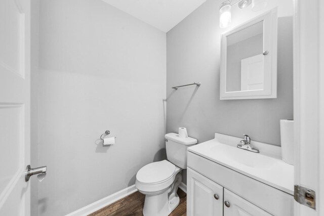 369 Springwater Dr, Summertown, TN 38483 - bathroom featuring vanity and wood finished floors