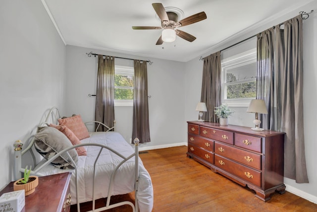 1827 Shelley St, Murfreesboro, TN 37129 - bedroom featuring light wood-type flooring and ceiling fan