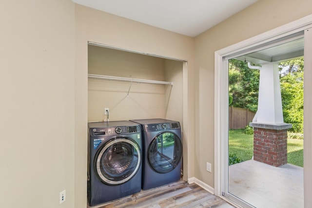 3169 Aidan Ln, Mount Juliet, TN 37122 - laundry area featuring washing machine and clothes dryer and wood finished floors