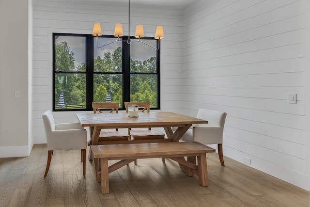 7025 Lanceleaf Dr, College Grove, TN 37046 - dining area featuring wood finished floors and wood walls