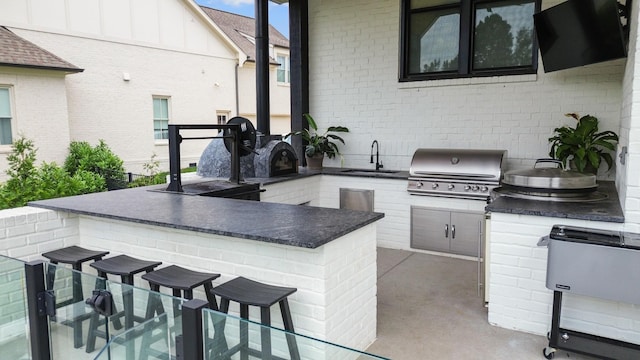 7025 Lanceleaf Dr, College Grove, TN 37046 - view of patio with area for grilling