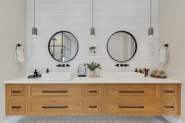 7025 Lanceleaf Dr, College Grove, TN 37046 - bathroom with double vanity