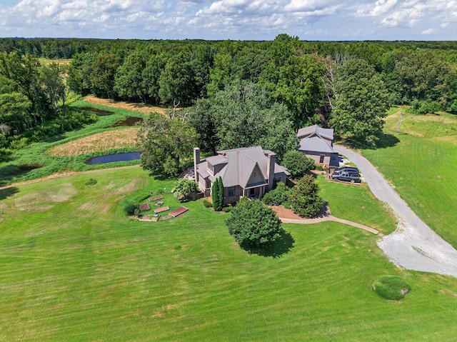 123 Jones Rd, Taft, TN 38488 - aerial view of property and surrounding area with a heavily wooded area