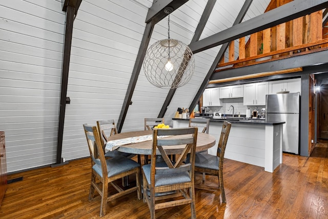 123 Jones Rd, Taft, TN 38488 - dining room with dark wood-type flooring