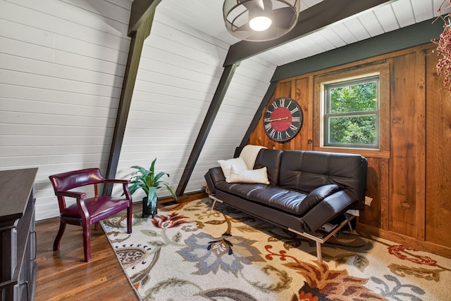 123 Jones Rd, Taft, TN 38488 - living room featuring wood walls and wood finished floors