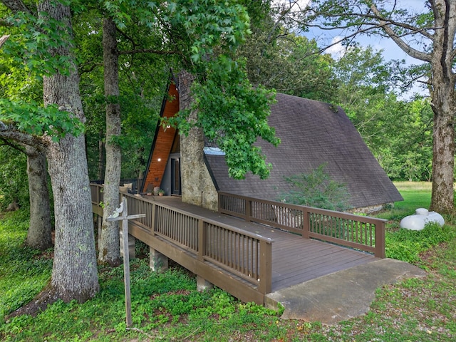 123 Jones Rd, Taft, TN 38488 - view of deck