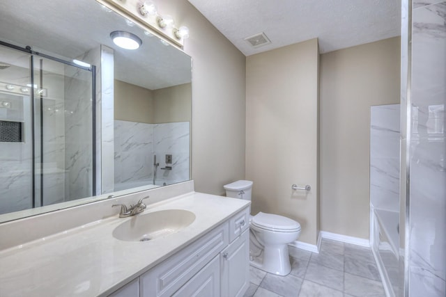 5766 Amalie Dr, Nashville, TN 37211 - full bathroom with vanity and a textured ceiling