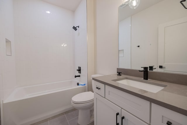 4068 Penfield Dr Unit C, Franklin, TN 37069 - bathroom featuring vanity, tile patterned flooring, and bathtub / shower combination
