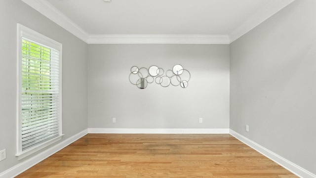 2976 Kingston Cir S, Mount Juliet, TN 37122 - spare room featuring crown molding and light wood finished floors