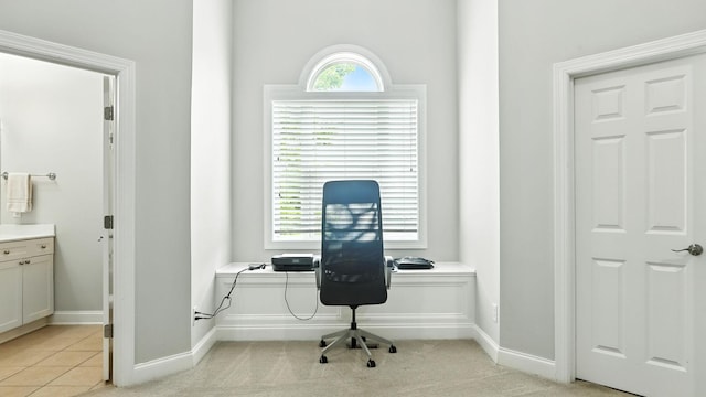 2976 Kingston Cir S, Mount Juliet, TN 37122 - office featuring baseboards and light carpet