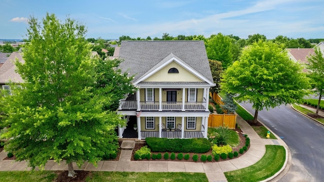 2976 Kingston Cir S, Mount Juliet, TN 37122 - greek revival inspired property with covered porch and a balcony