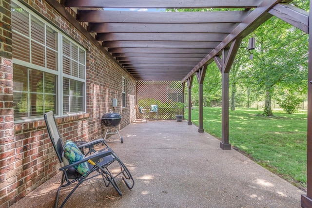 5019 John Hagar Rd, Hermitage, TN 37076 - view of patio with area for grilling