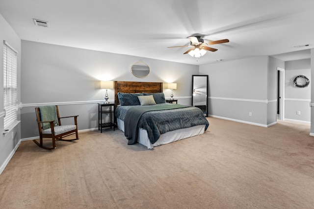 2684 Wind Dance Ct, Spring Hill, TN 37174 - bedroom with carpet flooring and a ceiling fan