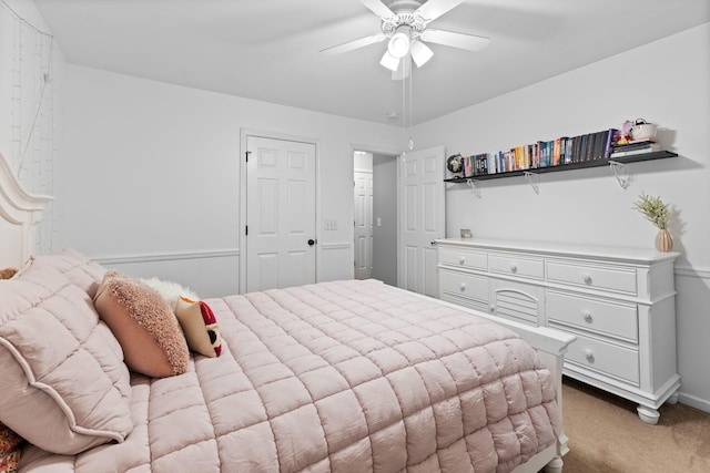 2684 Wind Dance Ct, Spring Hill, TN 37174 - bedroom with carpet floors and ceiling fan