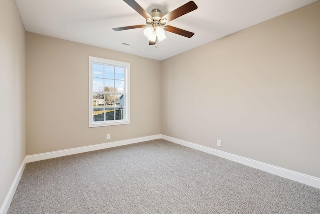 413 Stein St, Oak Grove, KY 42262 - spare room featuring carpet flooring and a ceiling fan