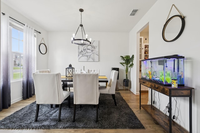 809 Old Blue Ln, Murfreesboro, TN 37130 - dining space featuring a chandelier and wood finished floors
