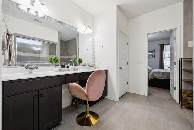 809 Old Blue Ln, Murfreesboro, TN 37130 - ensuite bathroom with double vanity and tile patterned floors