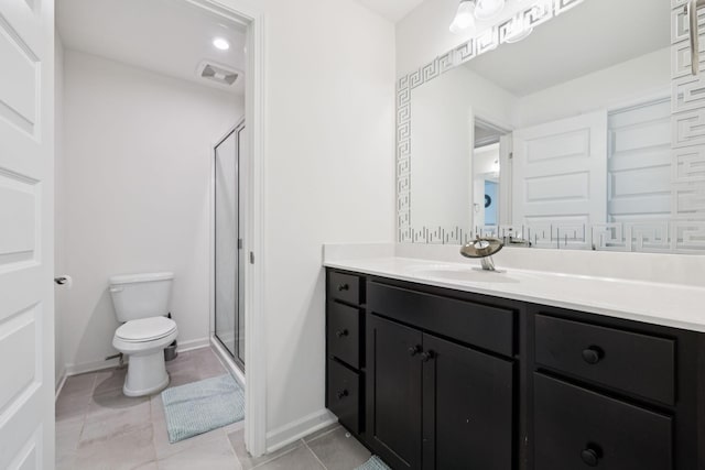 809 Old Blue Ln, Murfreesboro, TN 37130 - full bathroom featuring vanity, a stall shower, and tile patterned floors