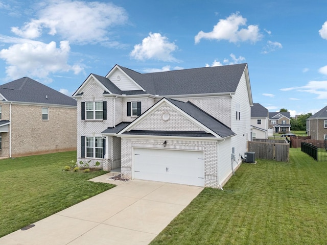 809 Old Blue Ln, Murfreesboro, TN 37130 - view of front of property with brick siding, a garage, driveway, and roof with shingles