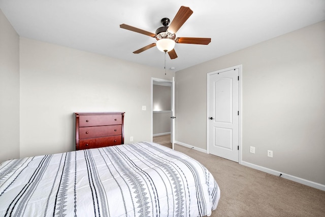 1197 Upland Ter, Clarksville, TN 37043 - carpeted bedroom with baseboards and ceiling fan
