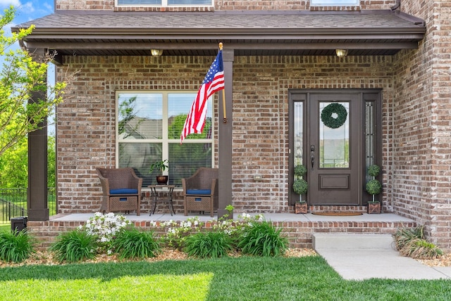 1197 Upland Ter, Clarksville, TN 37043 - property entrance with a porch and brick siding