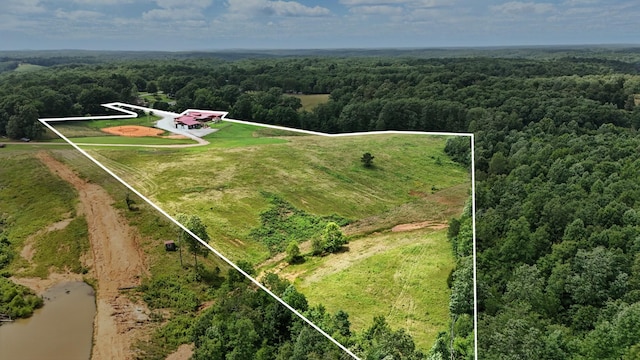 1880 Clydeton Rd, Waverly, TN 37185 - view of property location featuring a forest and property parcel outlined