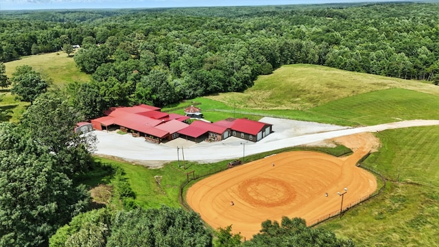 1880 Clydeton Rd, Waverly, TN 37185 - view from above of property featuring a heavily wooded area
