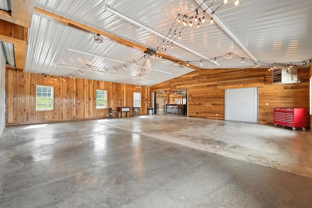 1880 Clydeton Rd, Waverly, TN 37185 - garage featuring wood walls