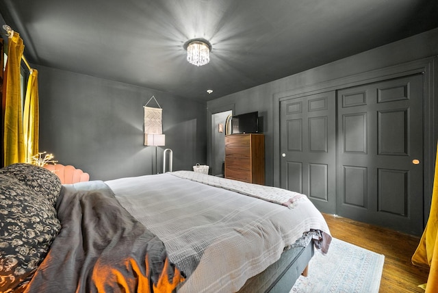 1207 Trotwood Ave, Columbia, TN 38401 - bedroom featuring wood finished floors and a closet