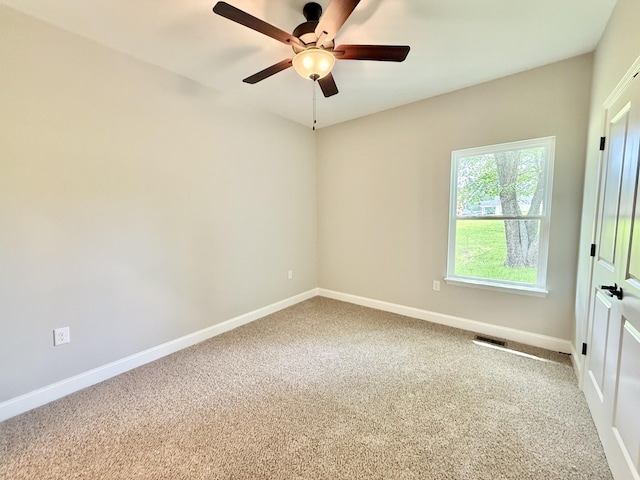 65 Misty Ln, Castalian Springs, TN 37031 - carpeted empty room featuring baseboards and ceiling fan
