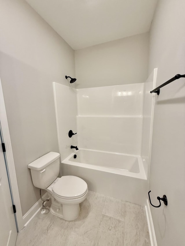 65 Misty Ln, Castalian Springs, TN 37031 - bathroom featuring toilet and shower / bathtub combination