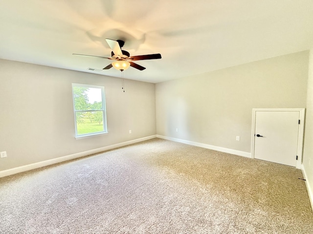65 Misty Ln, Castalian Springs, TN 37031 - empty room featuring ceiling fan and light carpet