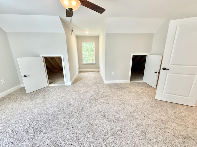 65 Misty Ln, Castalian Springs, TN 37031 - bonus room featuring a ceiling fan and light colored carpet