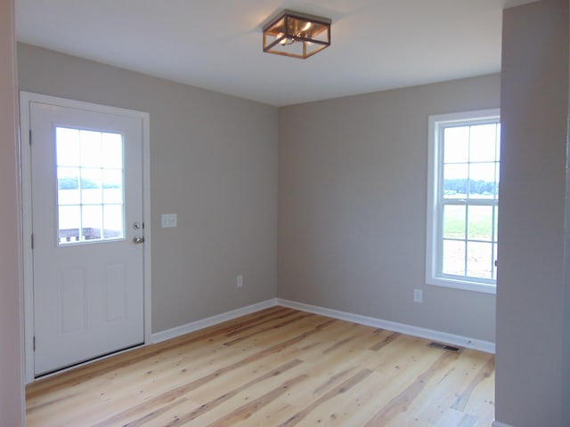 369 Brace Loop, Summertown, TN 38483 - entryway featuring light wood-style flooring and a chandelier