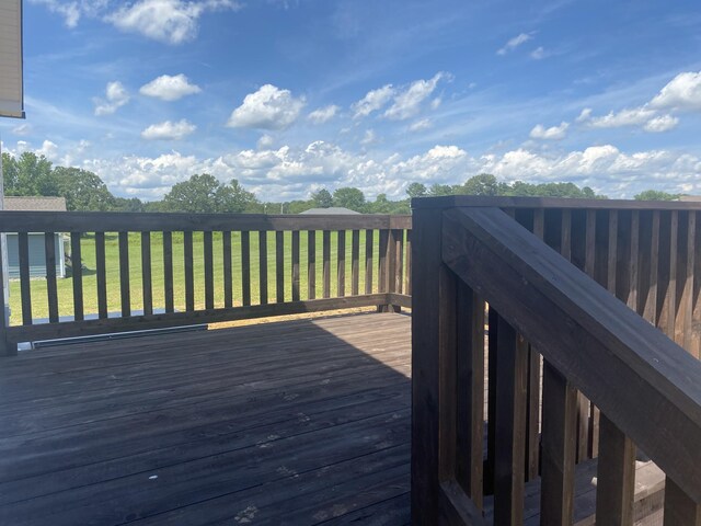 369 Brace Loop, Summertown, TN 38483 - wooden terrace featuring a lawn