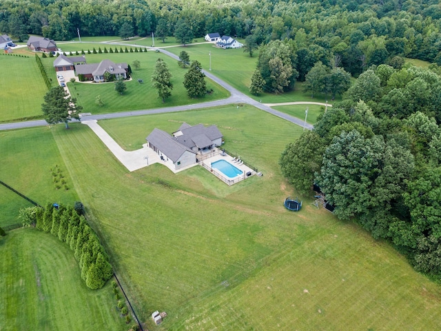 268 Planters Cir, Leoma, TN 38468 - aerial view of sparsely populated area with a pool