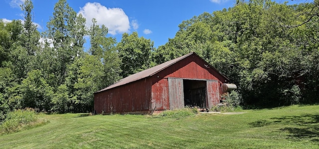 395 Allen Rd, Goodlettsville, TN 37072 - view of outbuilding with a wooded view