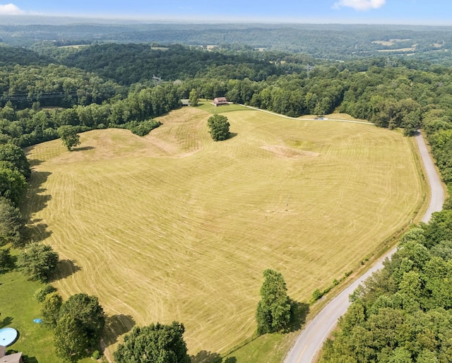 4255 Mcfall Rd, Cumberland City, TN 37050 - aerial view of a forest