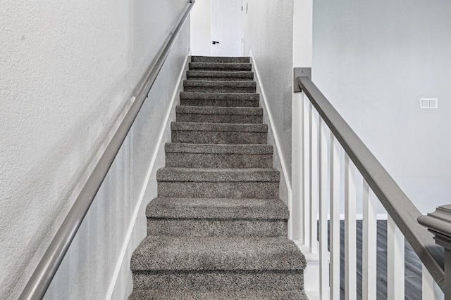 180 Bill Stewart Blvd, La Vergne, TN 37086 - stairs with a textured wall