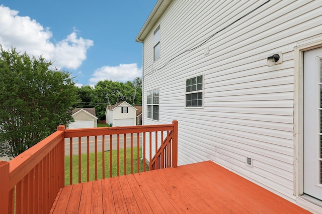 180 Bill Stewart Blvd, La Vergne, TN 37086 - wooden terrace with a lawn