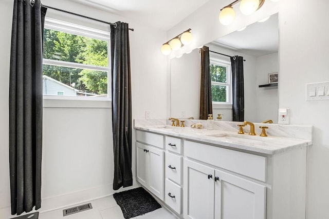 5171 Whites Creek Pike, Whites Creek, TN 37189 - bathroom featuring double vanity and tile patterned flooring