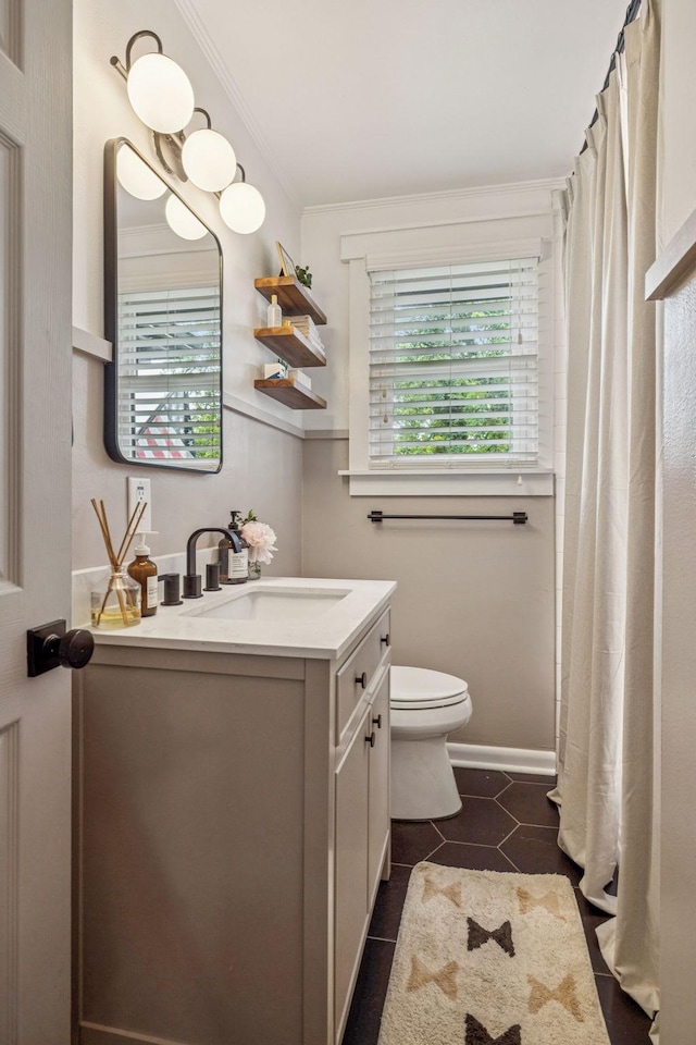 204 Eldon Ct, Nashville, TN 37214 - bathroom with vanity, tile patterned flooring, and curtained shower